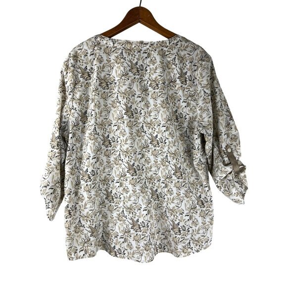 Croft & Barrow Tab Sleeve Blouse, Women's Size X-Large - Picture 6 of 8